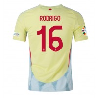 Maglia Calcio Spagna Rodri Hernandez #16 Seconda Divisa Europei 2024 Manica Corta